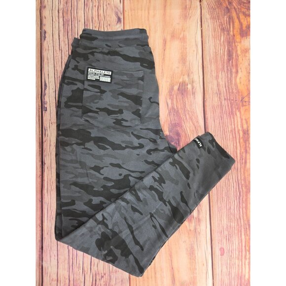 Alphalete Mens Camo Joggers Large Cotton Blend Camouflage - Picture 3 of 8